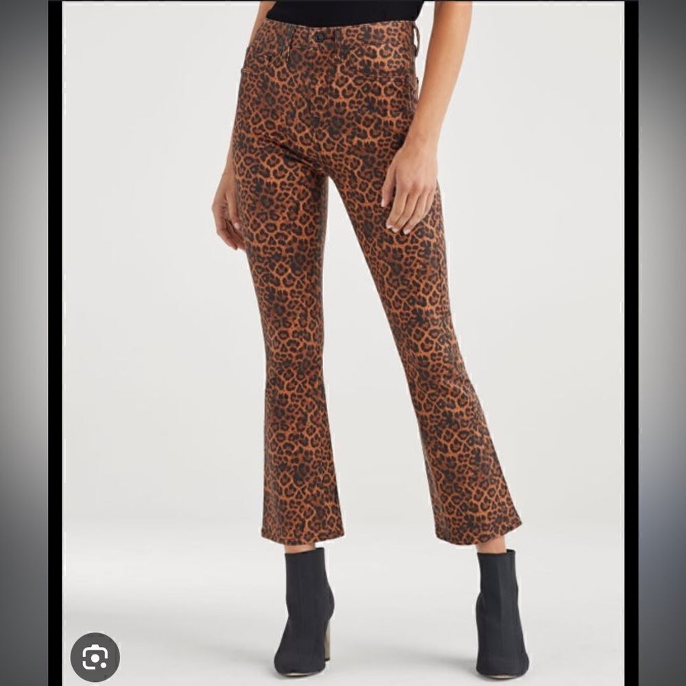 NWT 7 For All Mankind High Waist Slim Kick Flare Jeans